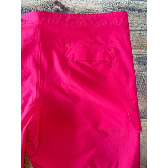 Mens Duluth Trading Co Bull Moose DuluthFlex 9" Royal Red Board Short Pockets 48 - Picture 7 of 8